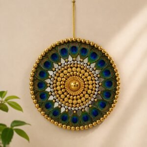 Peacock Mandala Wall Hanging